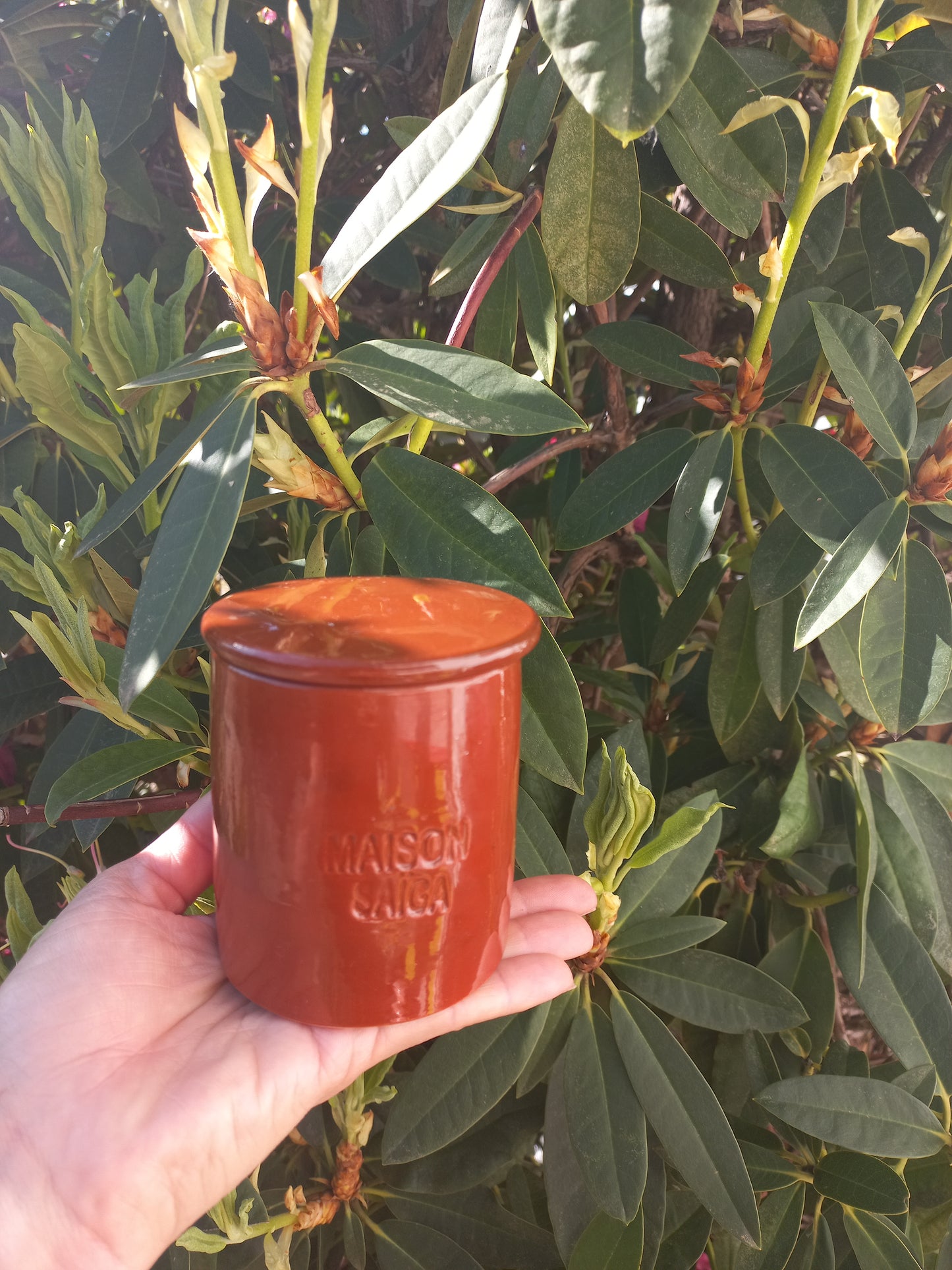 Bougie Objet terracota