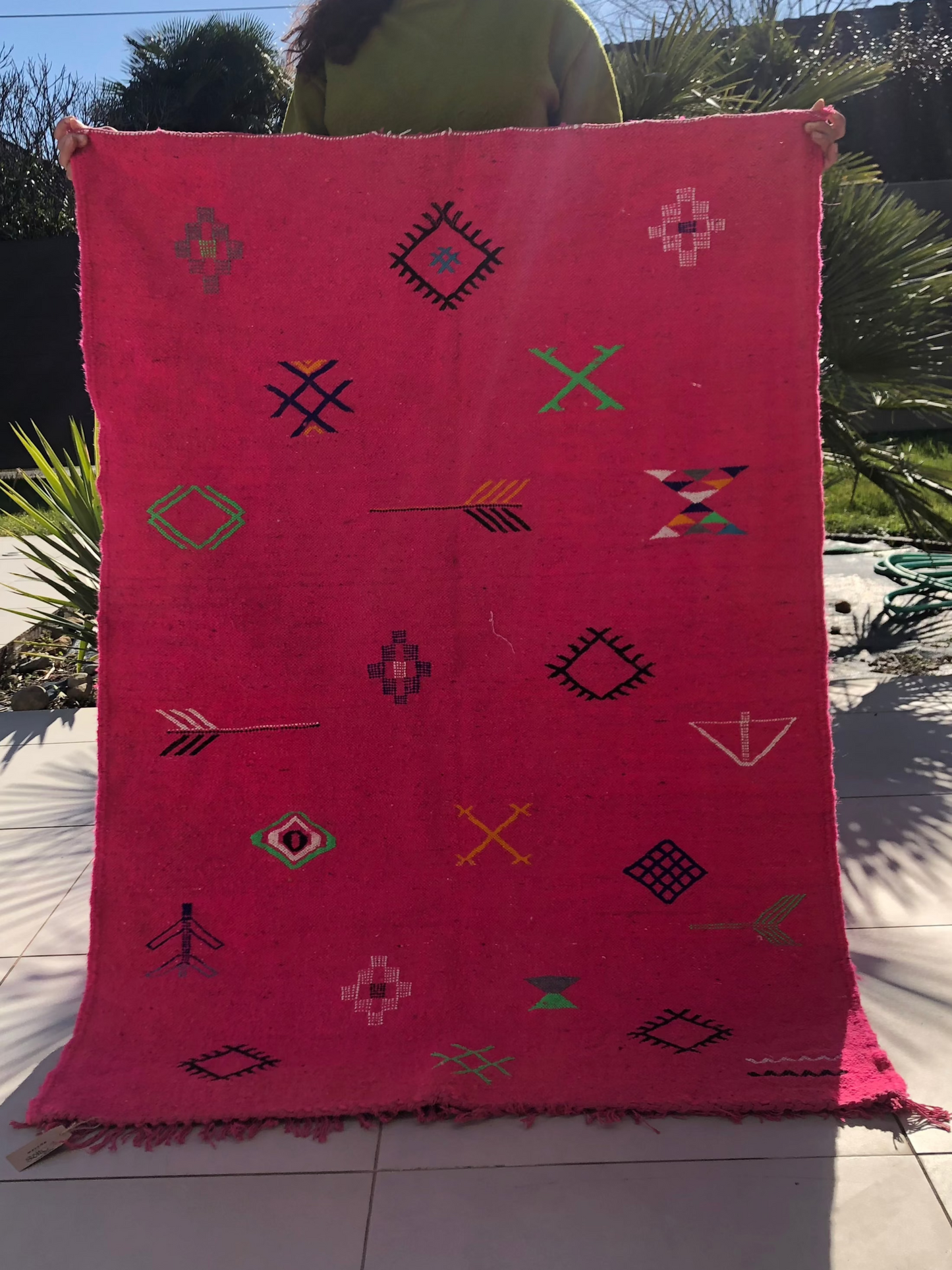 Tapis berbère coloré