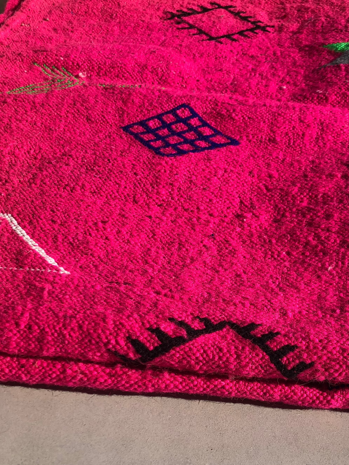 Tapis berbère coloré