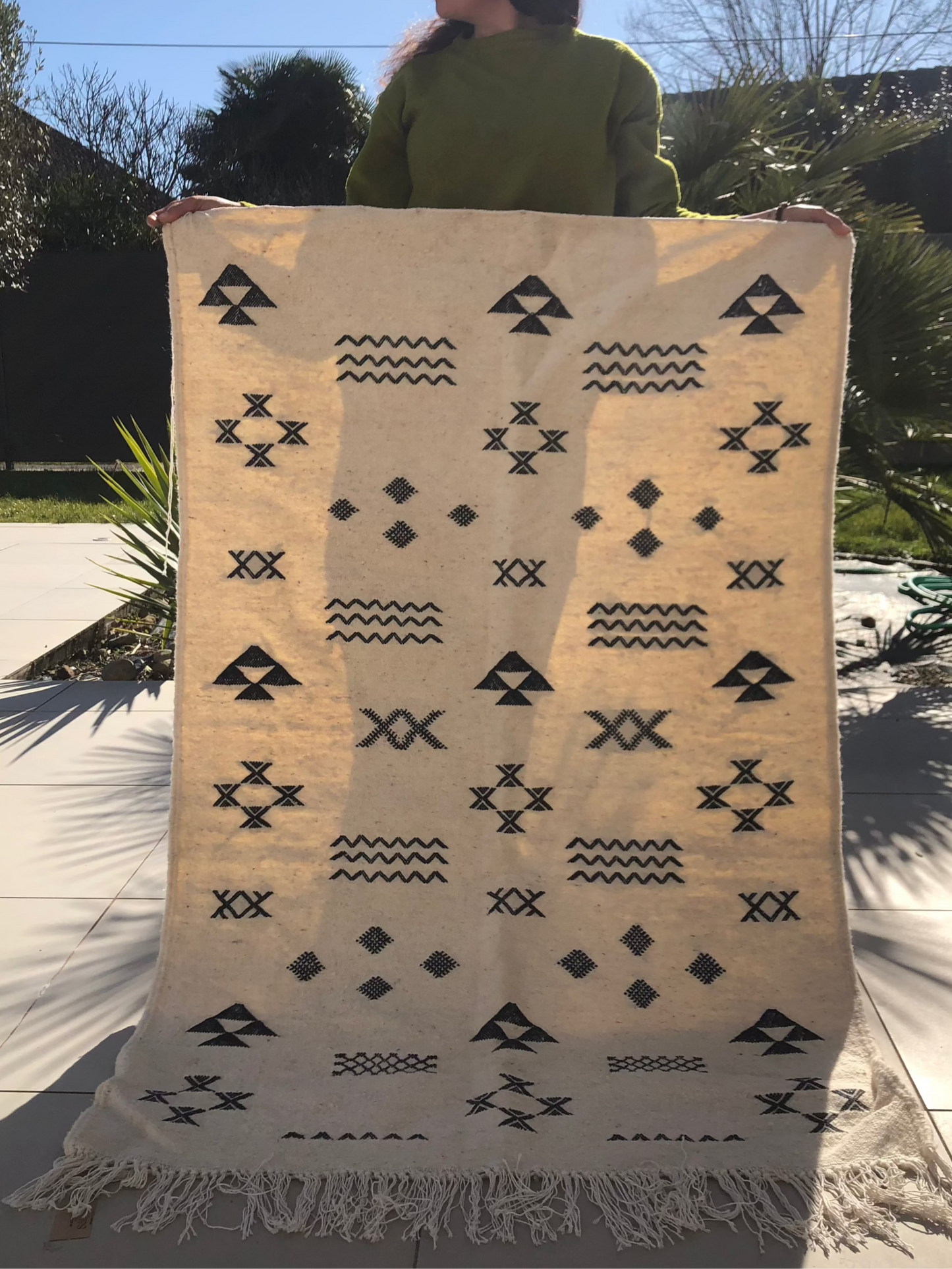 Tapis berbère coloré