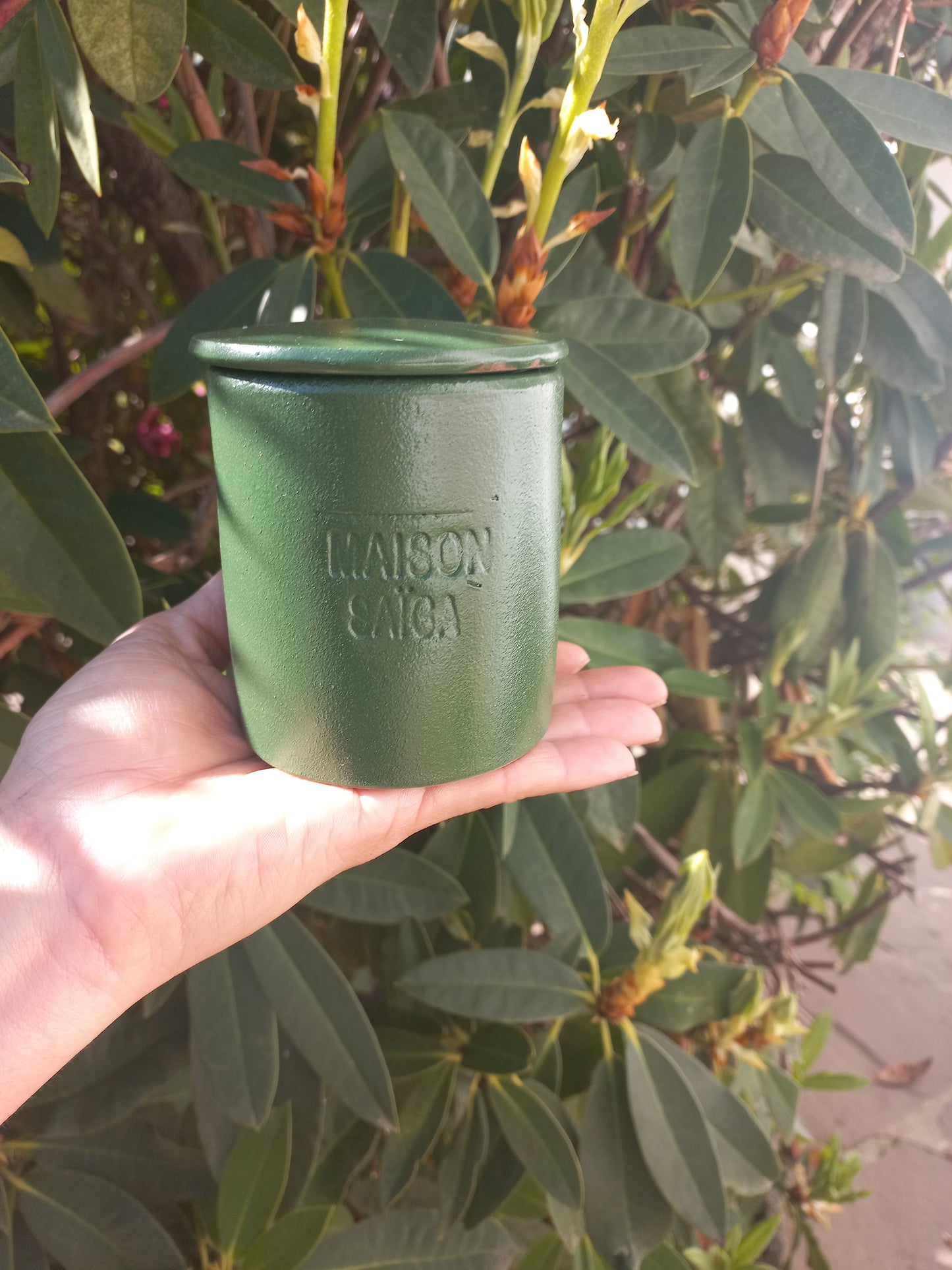Bougie Objet vert Akhdar