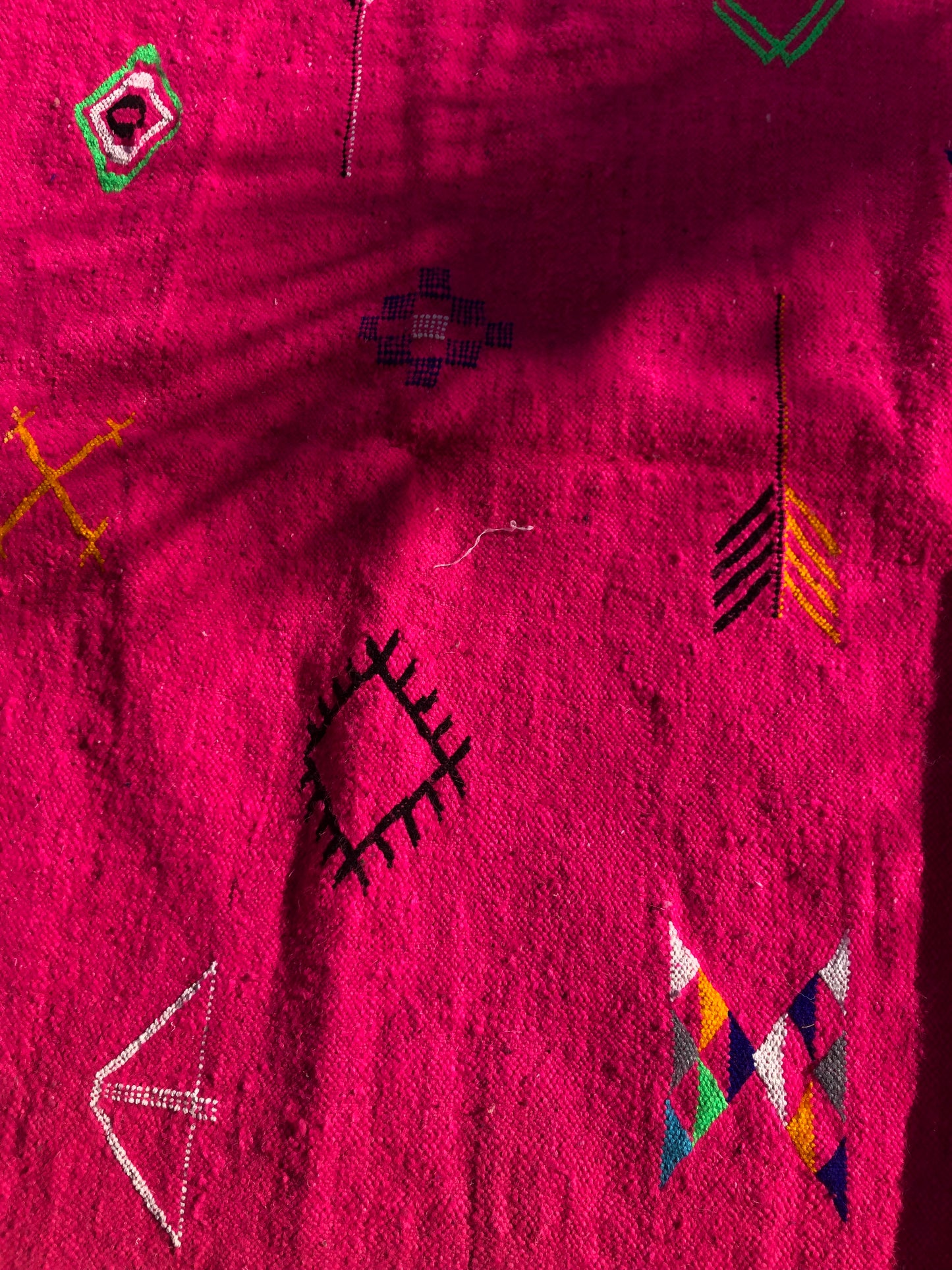 Tapis berbère coloré